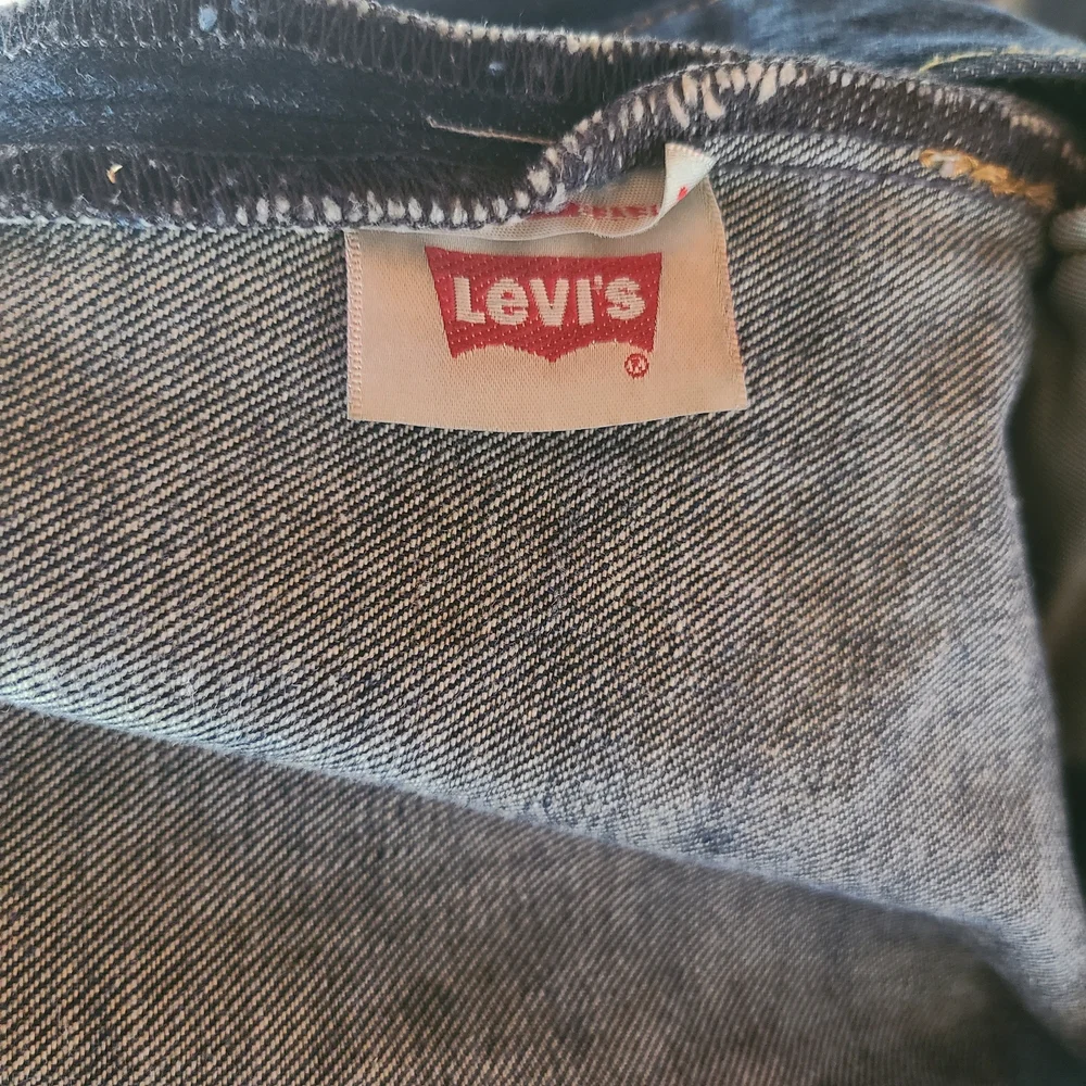 Levi's 501 CT Customized Tapered Dark Wash Jeans Mens 36x34 Button Fly